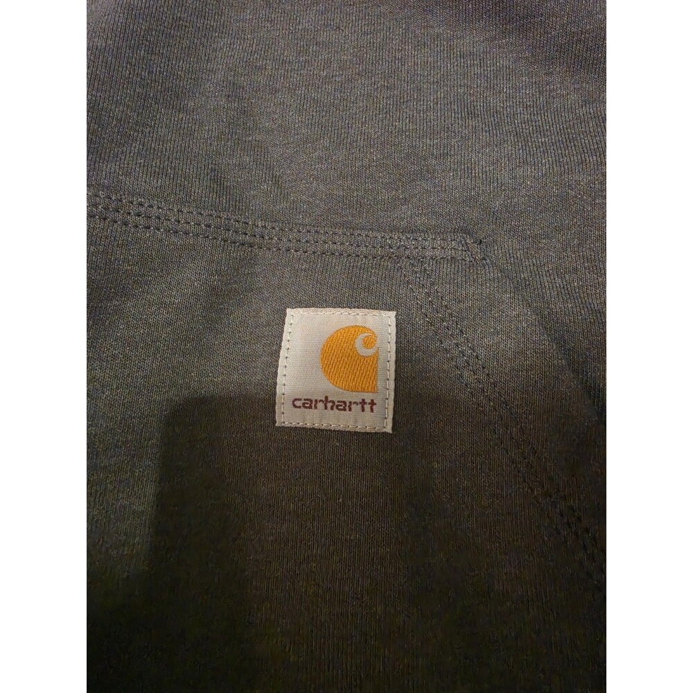 Carhartt Rain Defender Hoodie Mens 2XL Tall Gray Loose Fit Water Repellent EUC - Picture 2 of 5